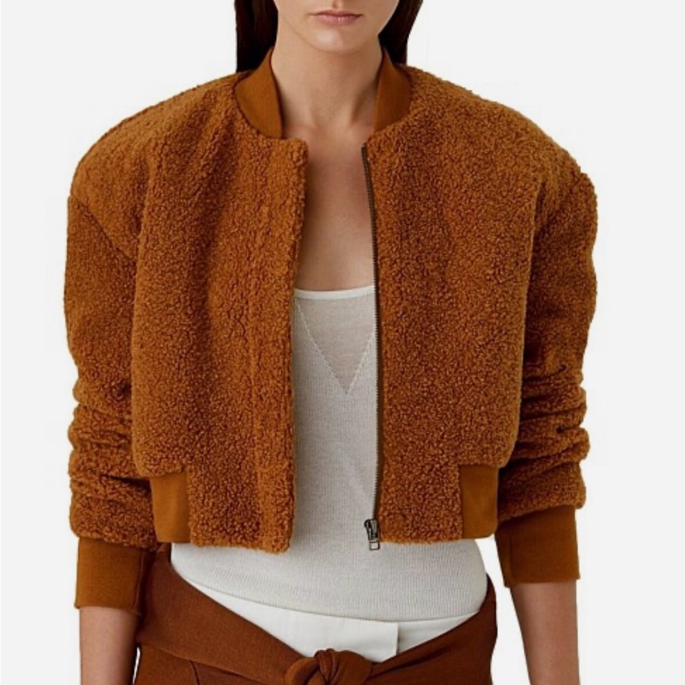 CAMILLA & MARC Brown Bomber Jacket